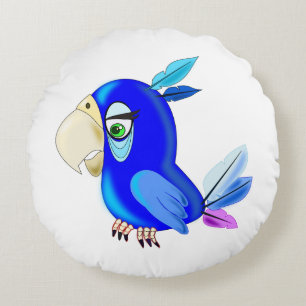 Parrot Round Pillow - Customizable