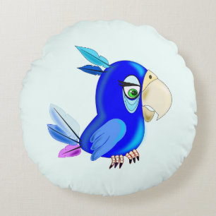Parrot Round Pillows