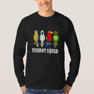 Parrot Squad Cute Team Parrot Bird Parrot T-Shirt