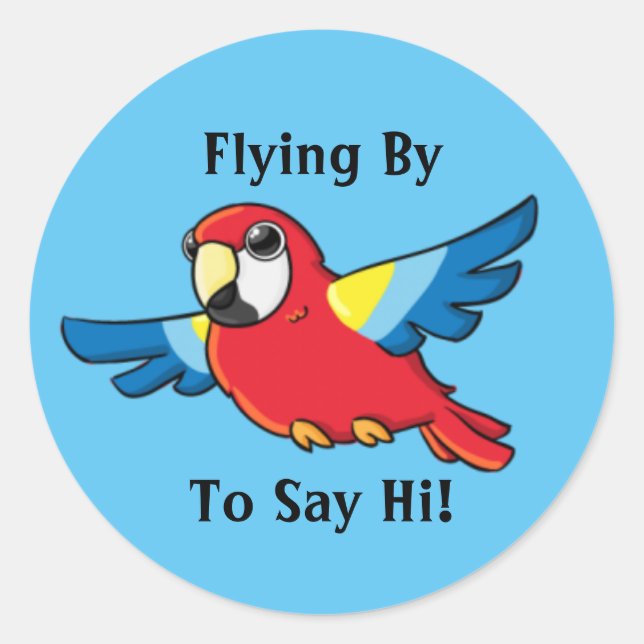 Parrot Sticker (Front)