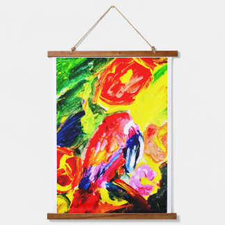 Parrot summer joy hanging tapestry