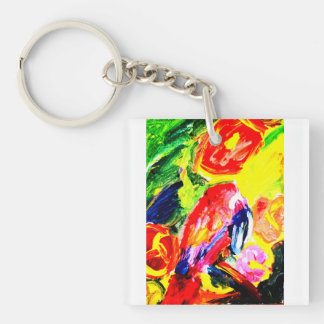 Parrot summer joy keychain