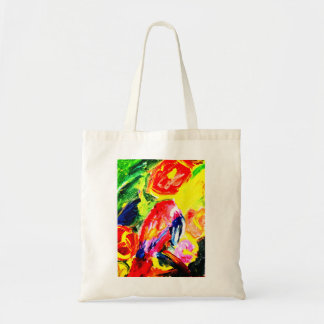 Parrot summer joy tote bag