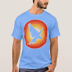 Parrot Sunset Retro for Men Women Boys Girls Kids  T-Shirt