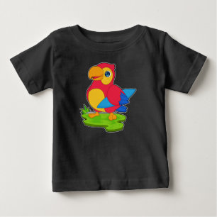 Parrot Surfer Surfboard Baby T-Shirt