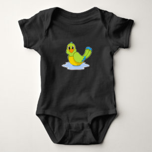 Parrot Swimming Baby Bodysuit