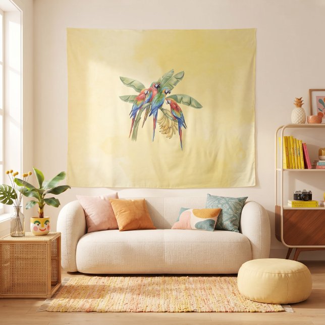 Parrot Tapestry (Creator Uploaded)