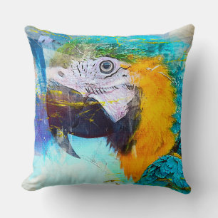 Parrot Throw Pillow