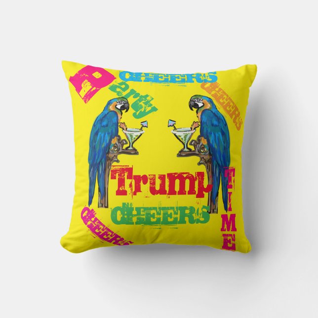 PARROT THROW PILLOW (Front)