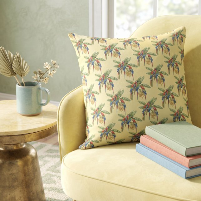 Parrot Throw Pillow (Creator Uploaded)