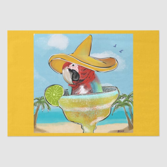 Parrot Tissue Paper (Front)