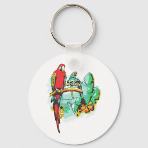 Parrot Trio Keychain