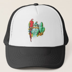 Parrot Trio Trucker Hat