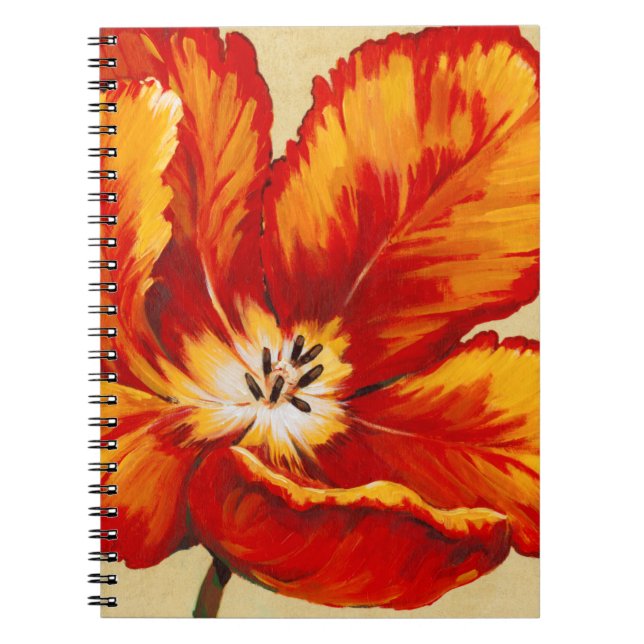 Parrot Tulip I Notebook (Front)