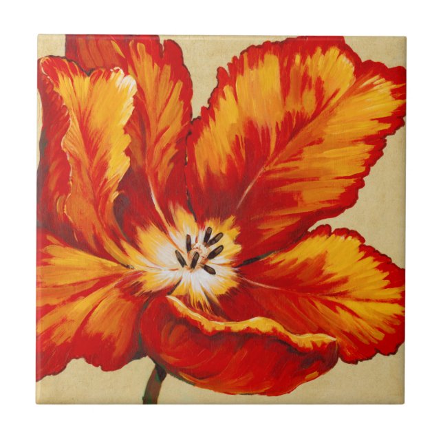 Parrot Tulip I Tile (Front)