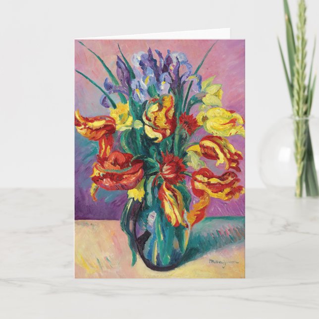 Parrot Tulips | Henri Manguin Card (Front)