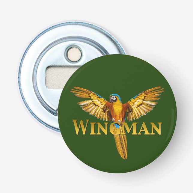Parrot Wingman Bottle Opener (Front)
