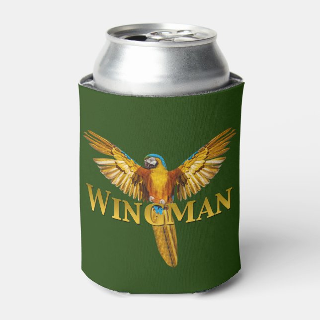Parrot Wingman Can Cooler (Can Front)