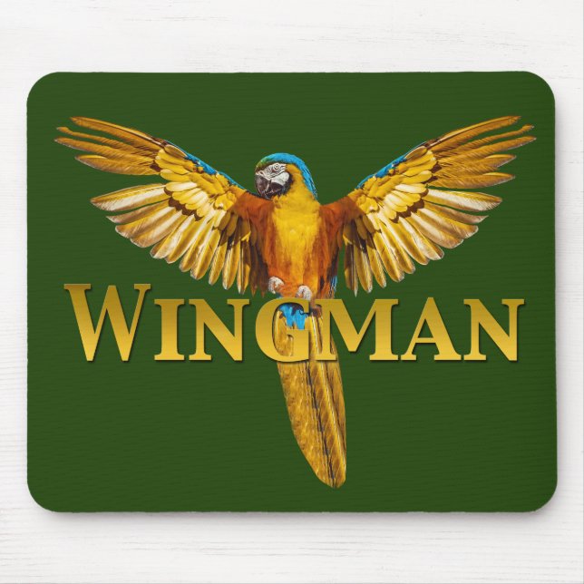 Parrot Wingman Mouse Pad (Front)