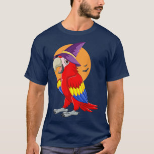 Parrot Witch, Halloween for boy girl kid T-Shirt