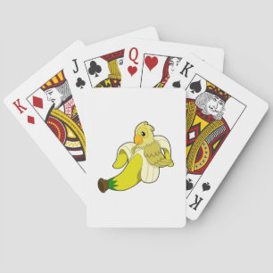Parrot with Banana Playing Cards