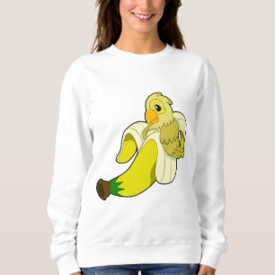 Parrot with Banana Sweatshirt