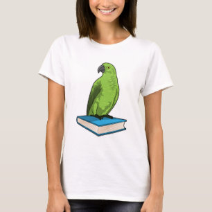 Parrot with Book T-Shirt