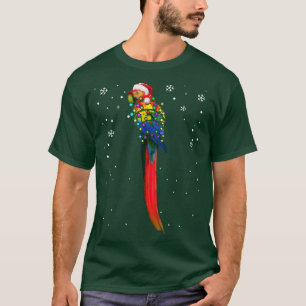 Parrot With Christmas Lights Matching T-Shirt