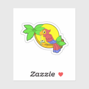 Parrot with Coconut