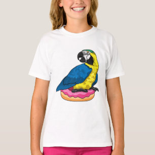 Parrot with Donut T-Shirt