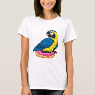Parrot with Doughnut T-Shirt