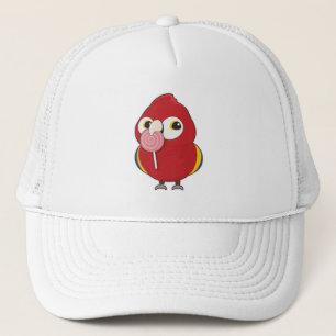 Parrot with Lollipop Trucker Hat
