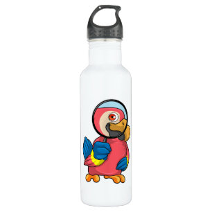 Parrot with Magnifying glass 710 Ml Water Bottle