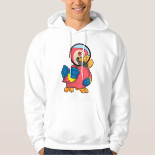 Parrot with Magnifying glass Hoodie