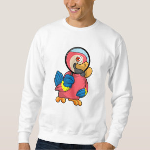 Parrot with Magnifying glass Sweatshirt