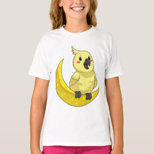 Parrot with Moon T-Shirt
