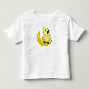 Parrot with Moon Toddler T-shirt