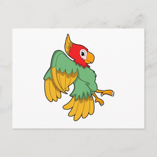 Parrot with red Head Postcard (Front)