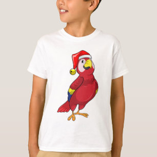 Parrot with Santa hat T-Shirt