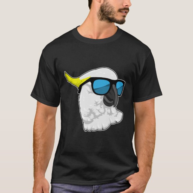Parrot with Sunglasses T-Shirt (Front)