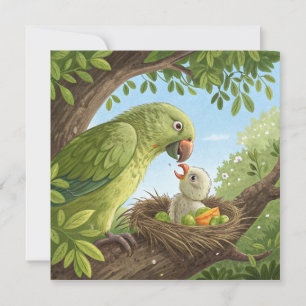 Parrot With Young