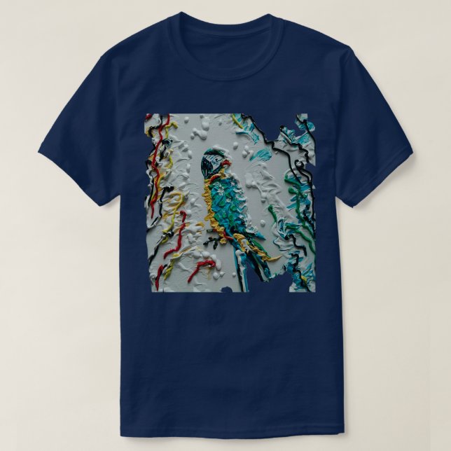 Parrot Wtching you T-Shirt (Design Front)