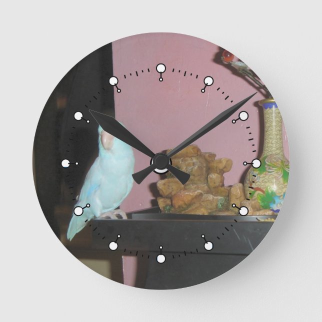 Parrotlet Wall Clock** Read description Round Clock (Front)