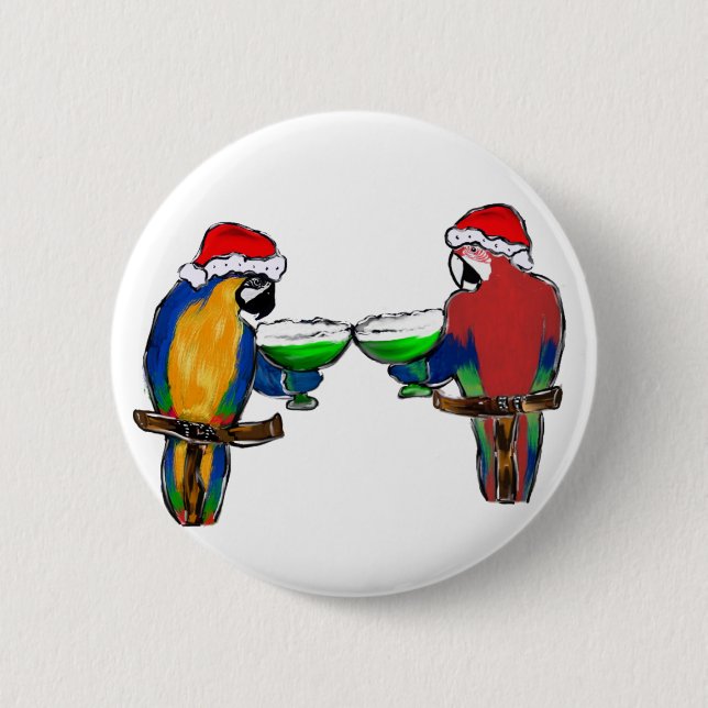PARROTS 2 INCH ROUND BUTTON (Front)