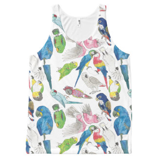 Parrots and 'Toos All-Over-Print Tank Top