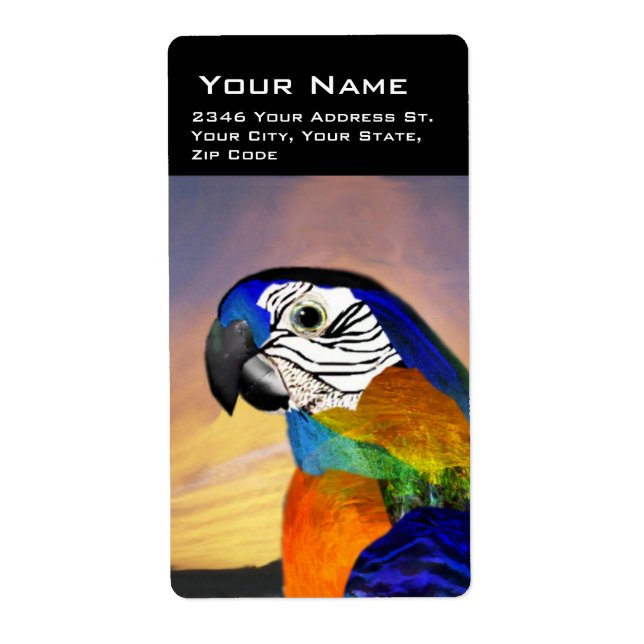 PARROTS / BLUE ARA (Front)