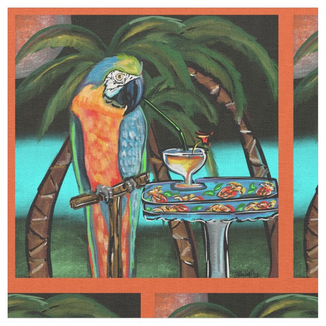 PARROTS FABRIC (Close Up)