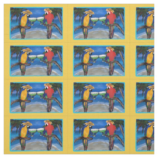 Parrots Fabric (Swatch)