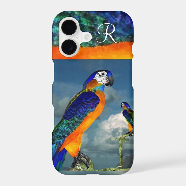 PARROTS HYPER /MONOGRAMME D'ARA BLEU (Verso)