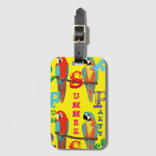 PARROTS LUGGAGE TAG